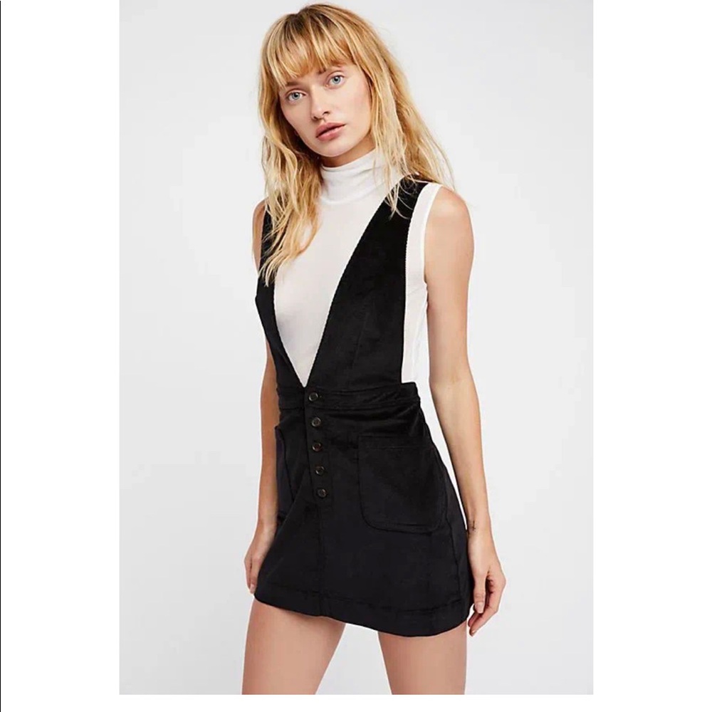 Free people corduroy overall dress